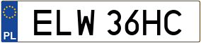 Truck License Plate